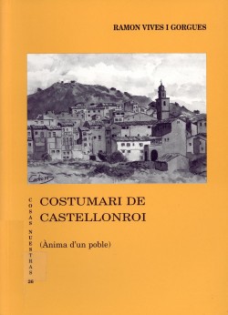 Portada: Costumari de Castellonroi (ànima d'un poble)