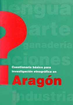 Portada: Cuestionario básico para investigación etnográfica en Aragón