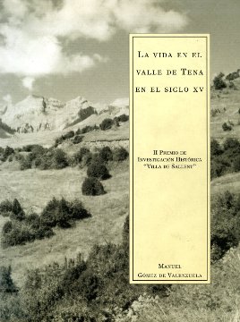 Portada: La vida en el valle de Tena en el siglo XV