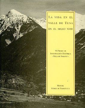 Portada: La vida en el valle de Tena en el siglo XVIII