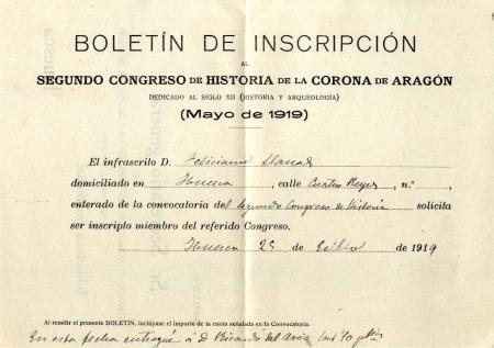 Centenario del Segundo Congreso de Historia de la Corona de Aragón en Huesca (1920-2020)