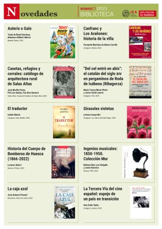 Novedades seleccionadas por la Biblioteca del IEA para la primera quincena de enero