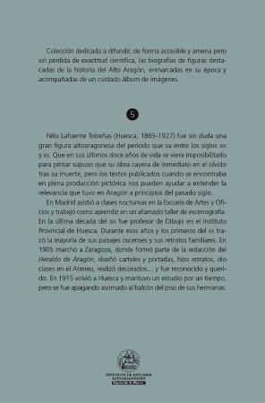 Contraportada libro Félix Lafuente: pintor escenógrafo