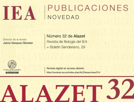 Nuevo número de la revista Alazet