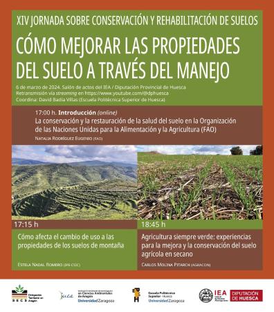 XIV Jornada sobre Conservación y Rehabilitación de Suelos