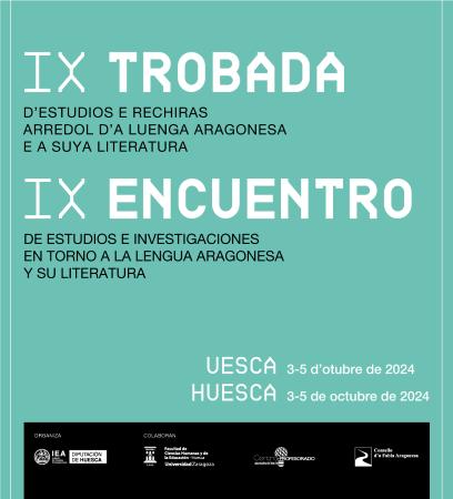 IX Trobada d’Estudios e Rechiras arredol d’a Luenga Aragonesa e a suya Literatura