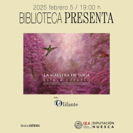 Biblioteca Presenta acoge el último libro de poesía de Estela Puyuelo