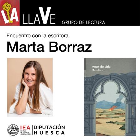 Encuentro literario con la escritora Marta Borraz