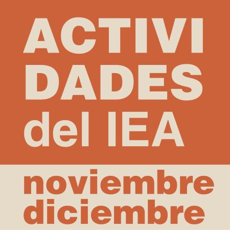Actividades en noviembre y diciembre