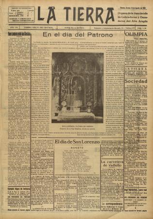 La Tierra 10/08/1928