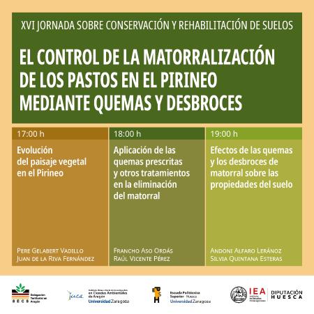 XVI Jornada de Conservación y Rehabilitación de Suelos