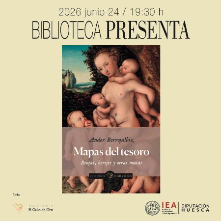 Biblioteca Presenta a Ander Berrojalbiz y sus 'Mapas del tesoro'