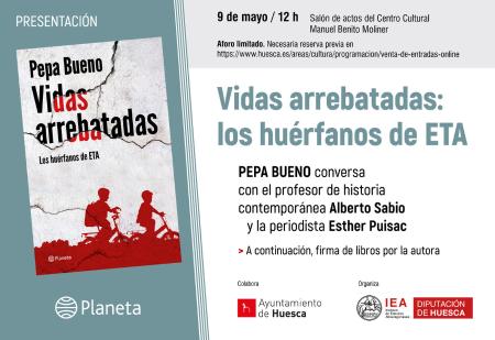 Presentación en Huesca del libro de la periodista Pepa Bueno
