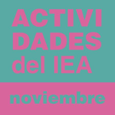 Actividades del IEA en noviembre