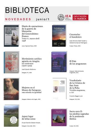 Novedades seleccionadas por la Biblioteca del IEA para la primera quincena de junio