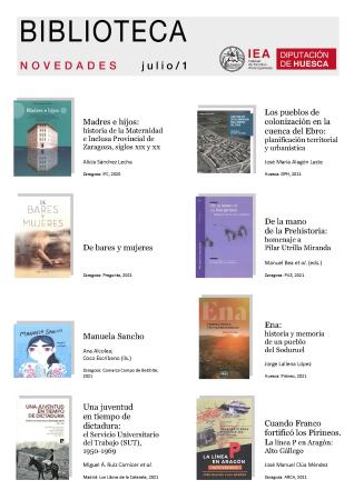 Novedades seleccionadas por la Biblioteca del IEA para la primera quincena de julio