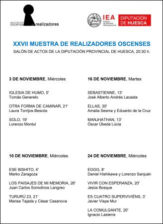 XXVII Muestra de Realizadores Oscenses