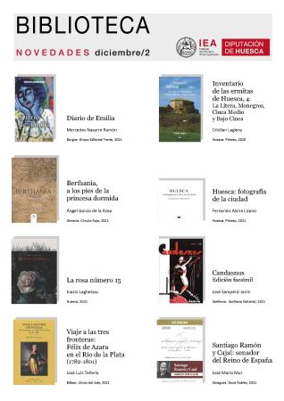 Novedades seleccionadas por la Biblioteca del IEA para la segunda quincena de diciembre