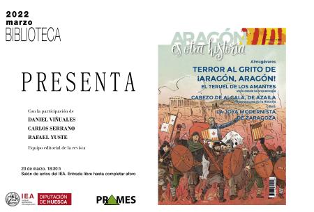 Presentación de la revista &#39;Aragón es otra historia&#39; en el IEA