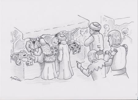 Ilustración Rodrigo ama a Marica