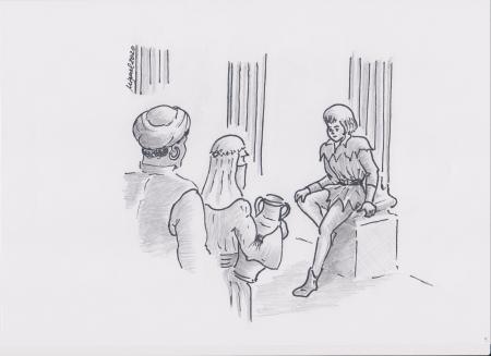 Ilustración Rodrigo ama a Marica