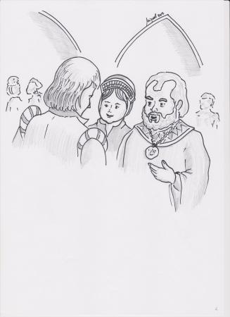 Ilustración Rodrigo ama a Marica