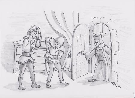 Ilustración Rodrigo ama a Marica