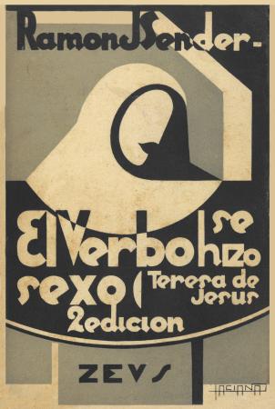 Cubierta de la 2.ª ed. de la novela, publicada en Madrid por Zeus también en 1931 (ilustración de cubierta de Jacinto)